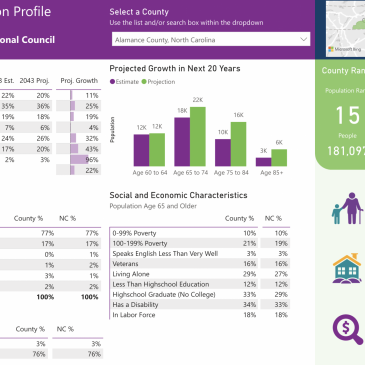 NC DHHS Data Dashboards, Action Plans/White Papers